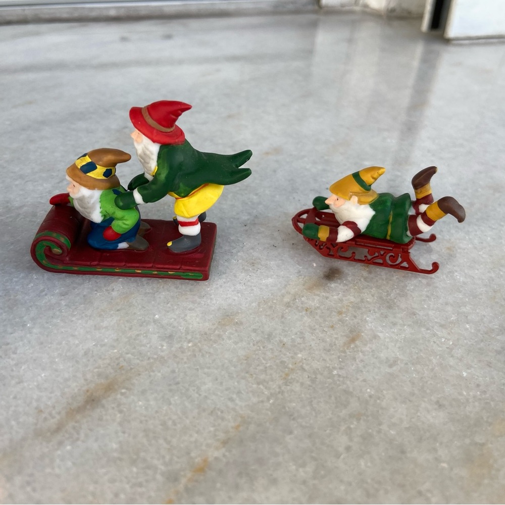 Department 56 Testing the Toys North Pole Series vintage 90’s Christmas